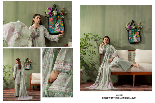 Mausummery Collections - Freesia - Mint Green
