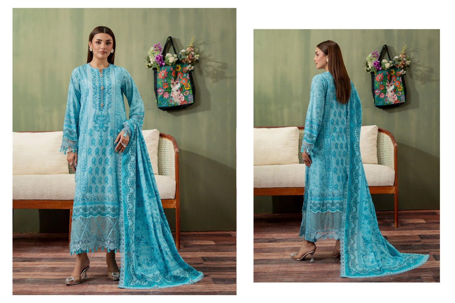 Mausummery Collections - Iris - Aqua Blue