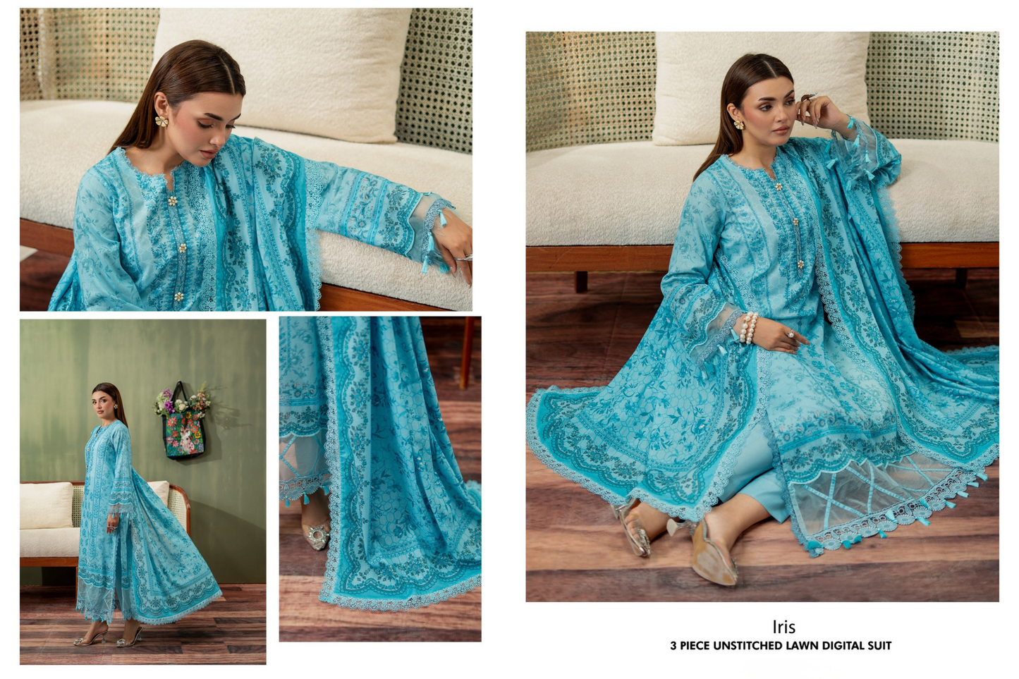 Mausummery Collections - Iris - Aqua Blue