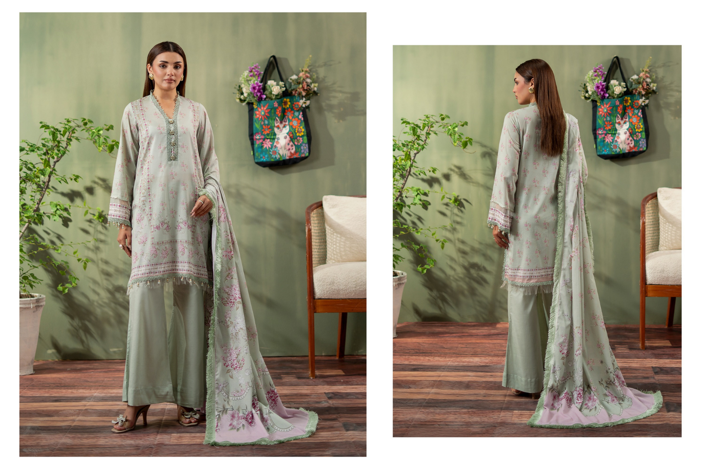 Mausummery Collections - Freesia - Mint Green