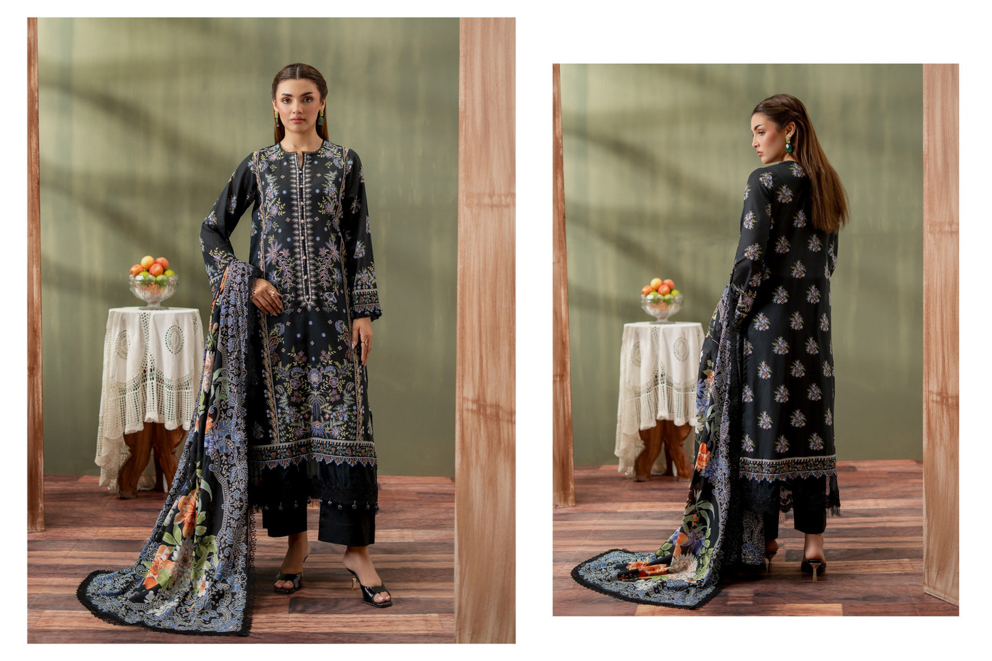 Mausummery Collections - Gul - Black Multi
