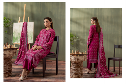 Mausummery Collections - Gulab - Magenta Pink