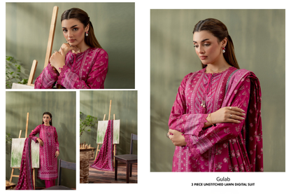 Mausummery Collections - Gulab - Magenta Pink