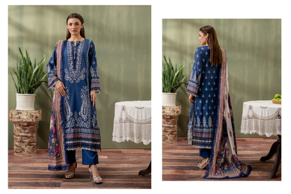 Mausummery Collections - Banafsha - Deep Blue